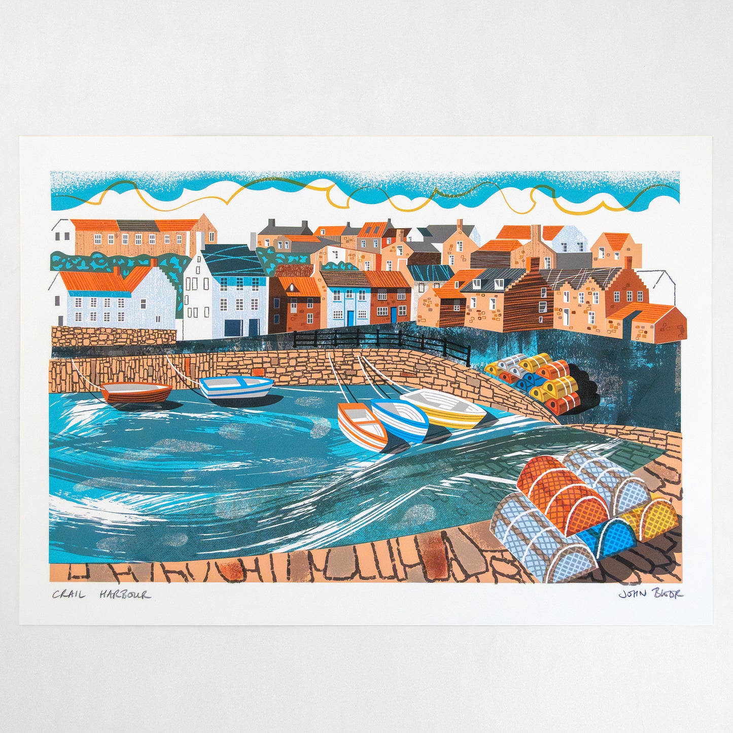 Crail Harbour, unframed digital print