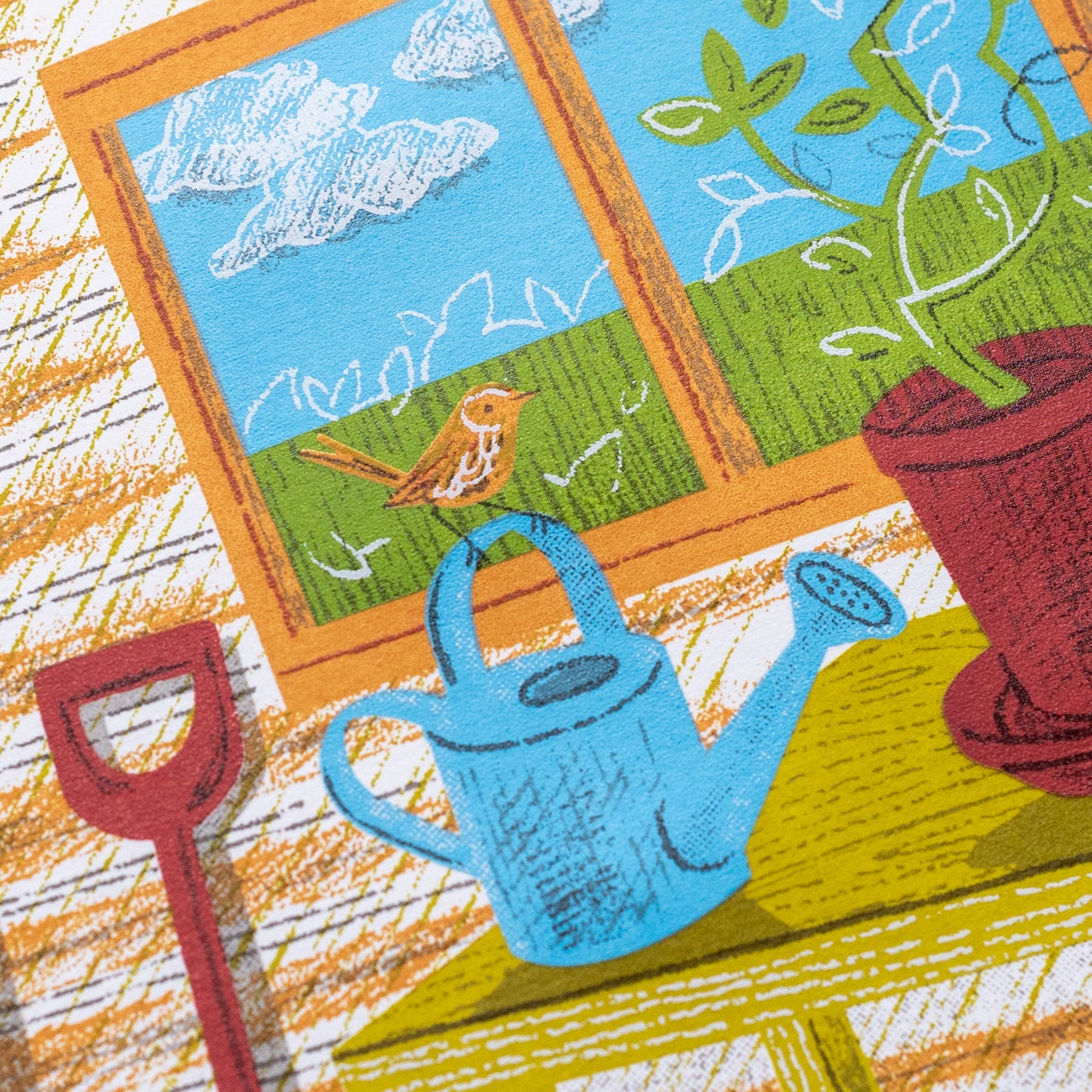 Corner of the Shed eight colour limited edition unframed screenprint