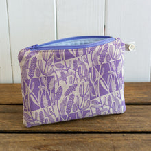 Load image into Gallery viewer, Screen printed medium Lavender Purse
