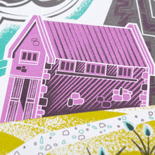 Load image into Gallery viewer, &quot;Boat House&quot; limited edition hand pulled screen print
