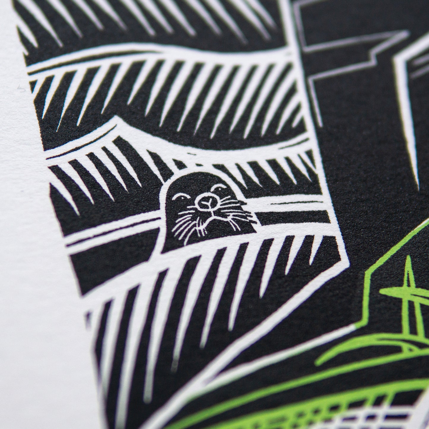 "Cliff House" unframed screenprint, limited edition