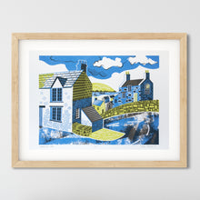 Load image into Gallery viewer, &quot;Harbour Lane&quot; limited edition screen print, hand printed
