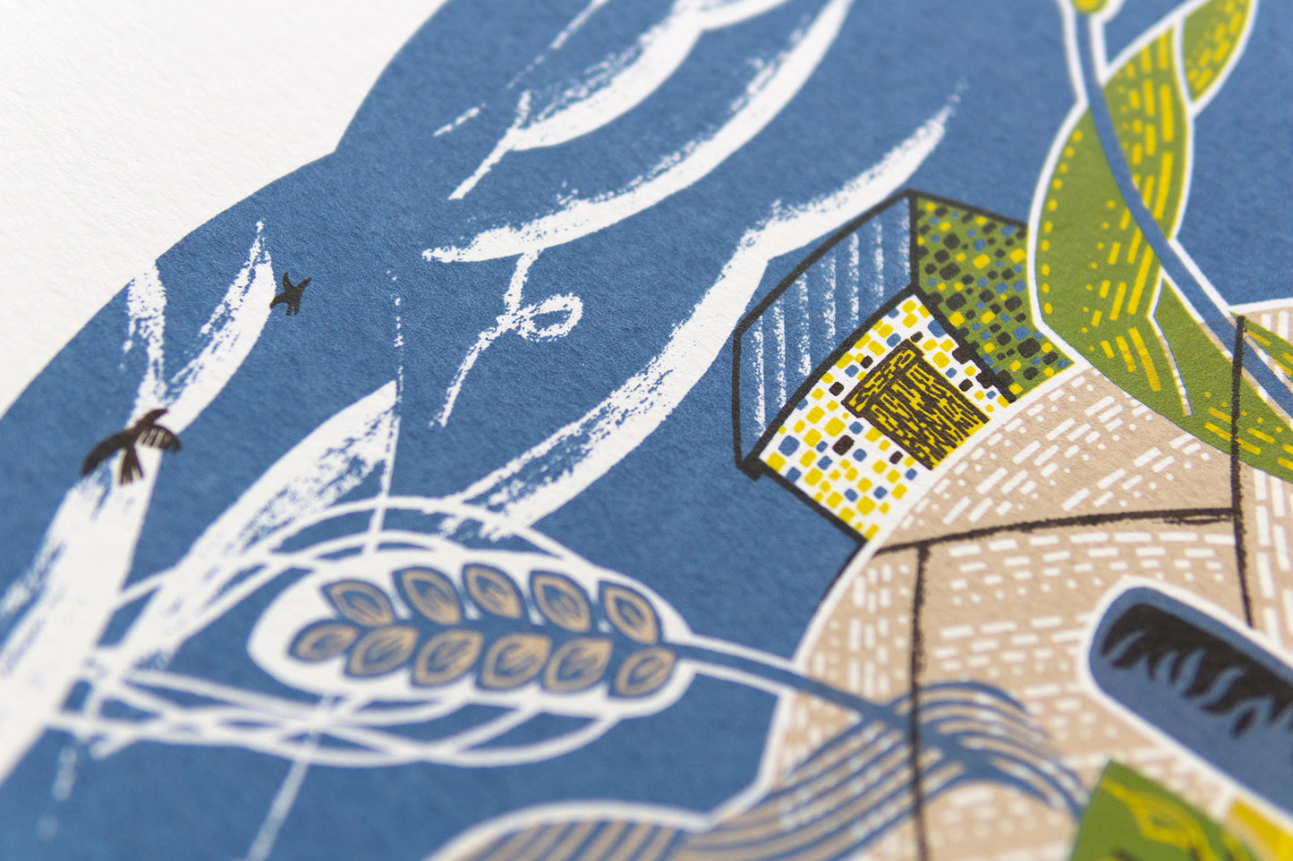 "Majestic Hare" hand pulled unframed screenprint