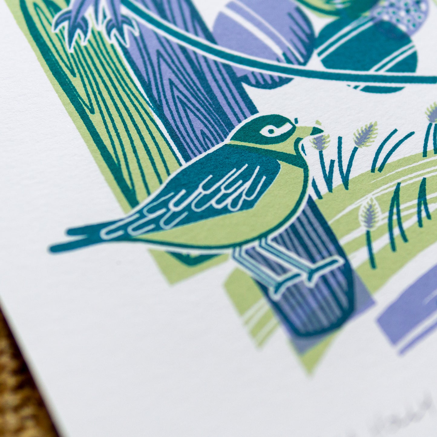 "Sea Holly House" unframed screenprint, limited edition