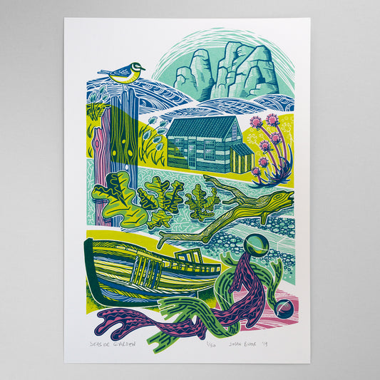 New print “Seaside Garden”