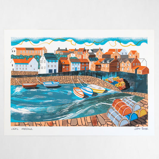 Crail Harbour, unframed digital print