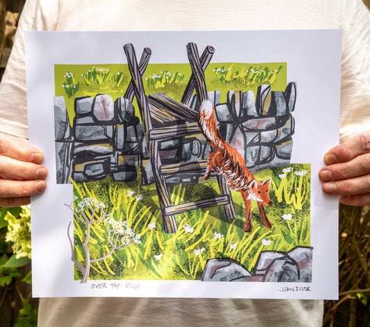 Over The Stile, unframed digital print