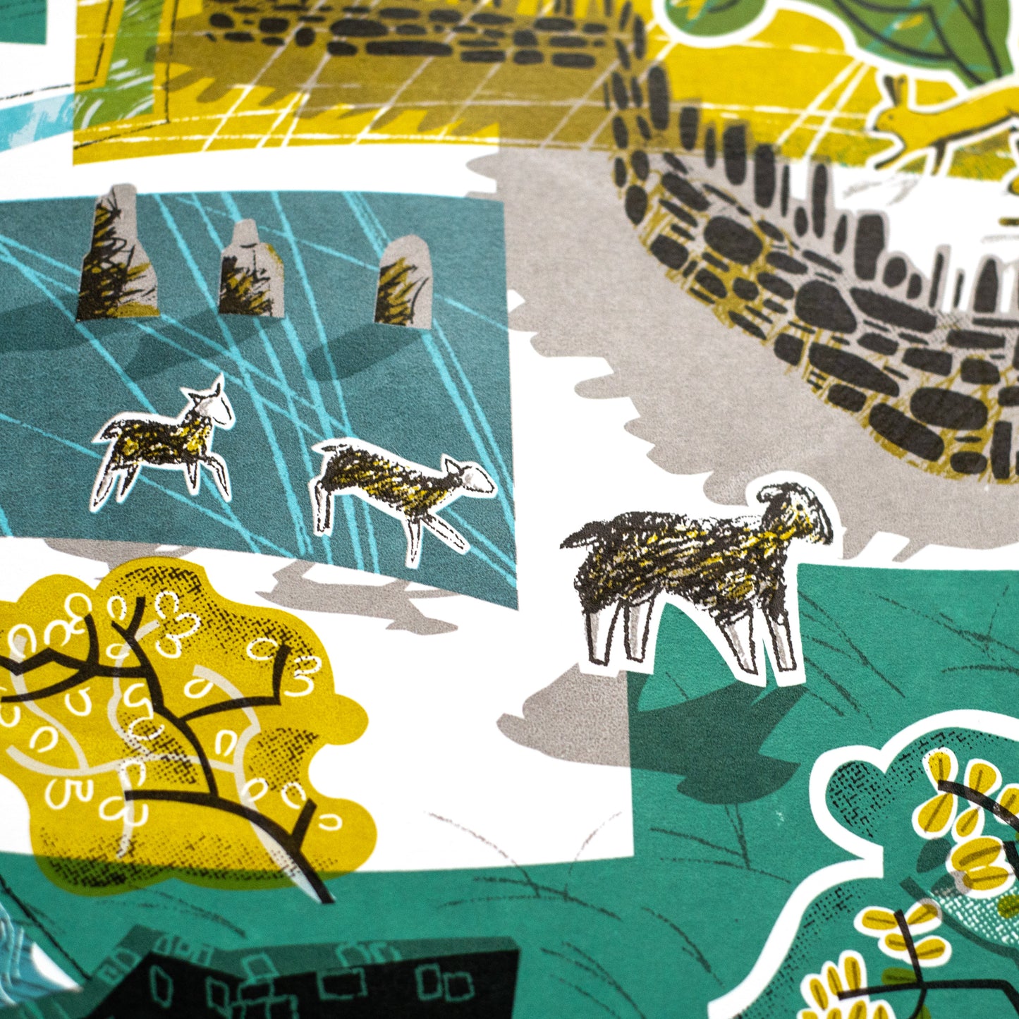 Dartmoor, six colour limited edition unframed screenprint