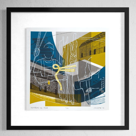 Weathering the Storm, hand pulled, limited edition unframed screenprint