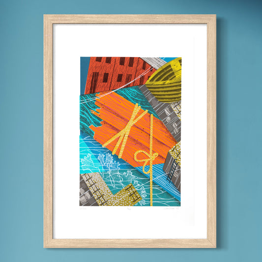Haven, hand pulled, ten colour limited edition unframed screenprint