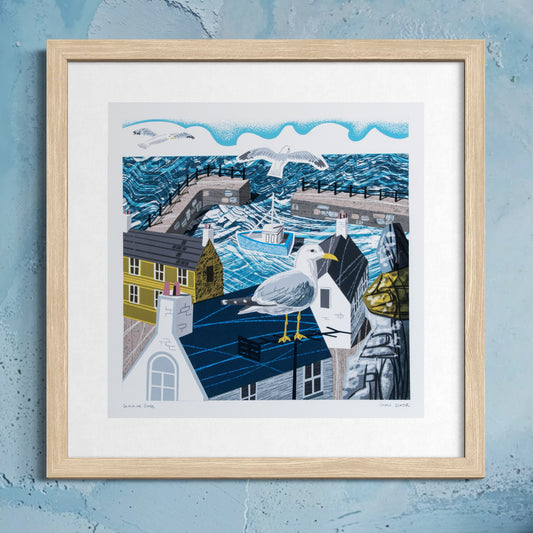 Common Gull, unframed digital print