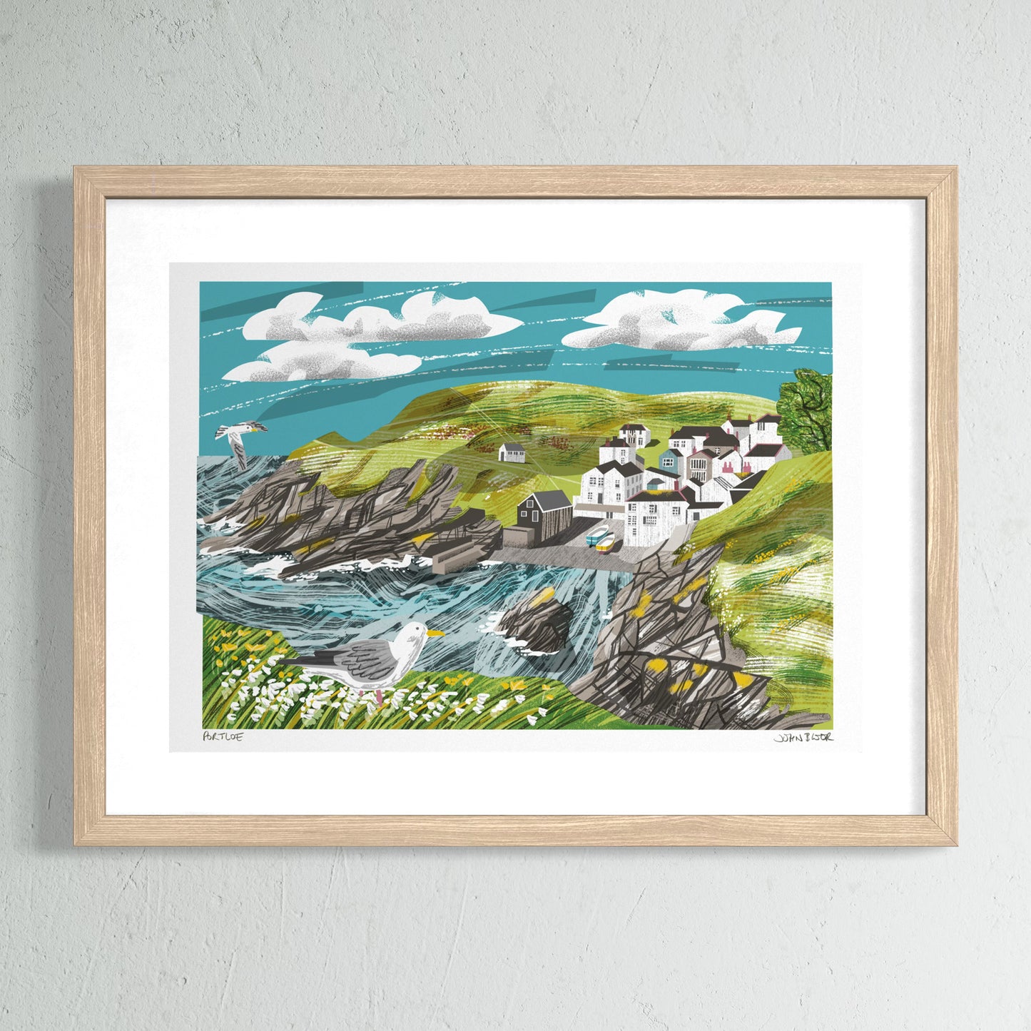 Portloe, unframed digital print