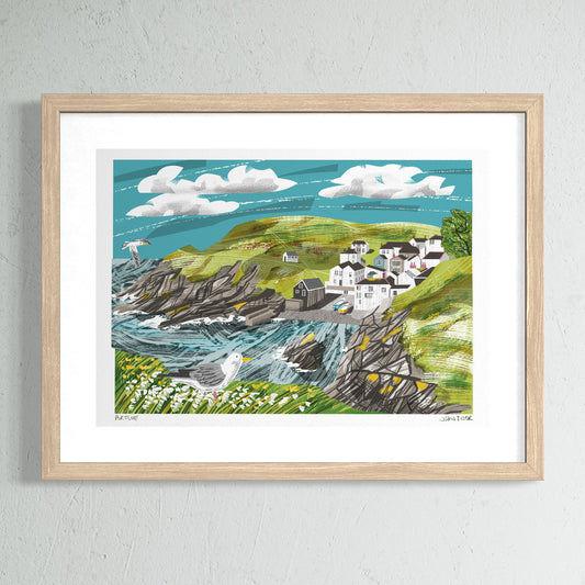 Portloe, unframed digital print