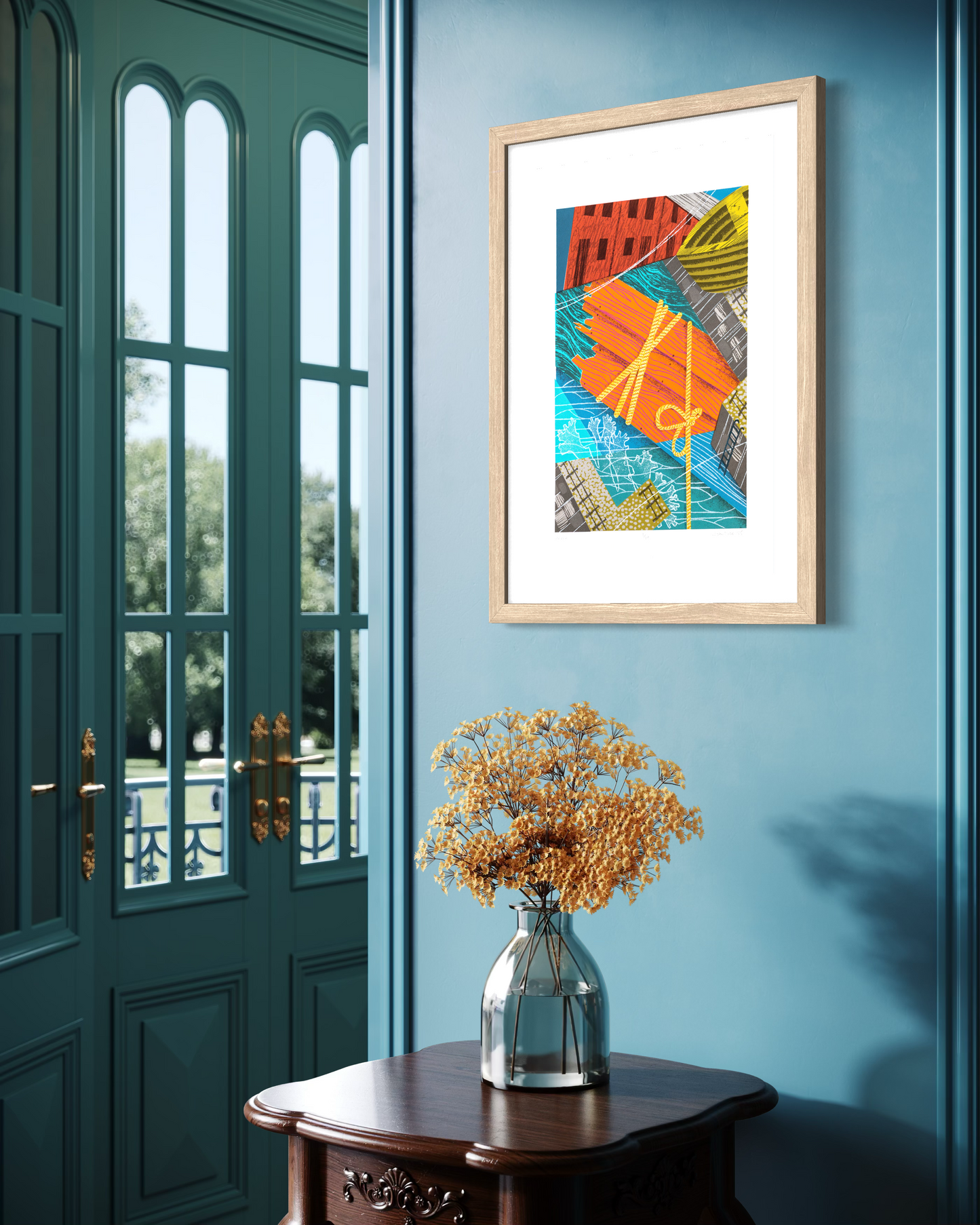 Haven, hand pulled, ten colour limited edition unframed screenprint