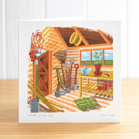 Carte de vœux « Mevagissey Harbour », vierge à l'intérieur 