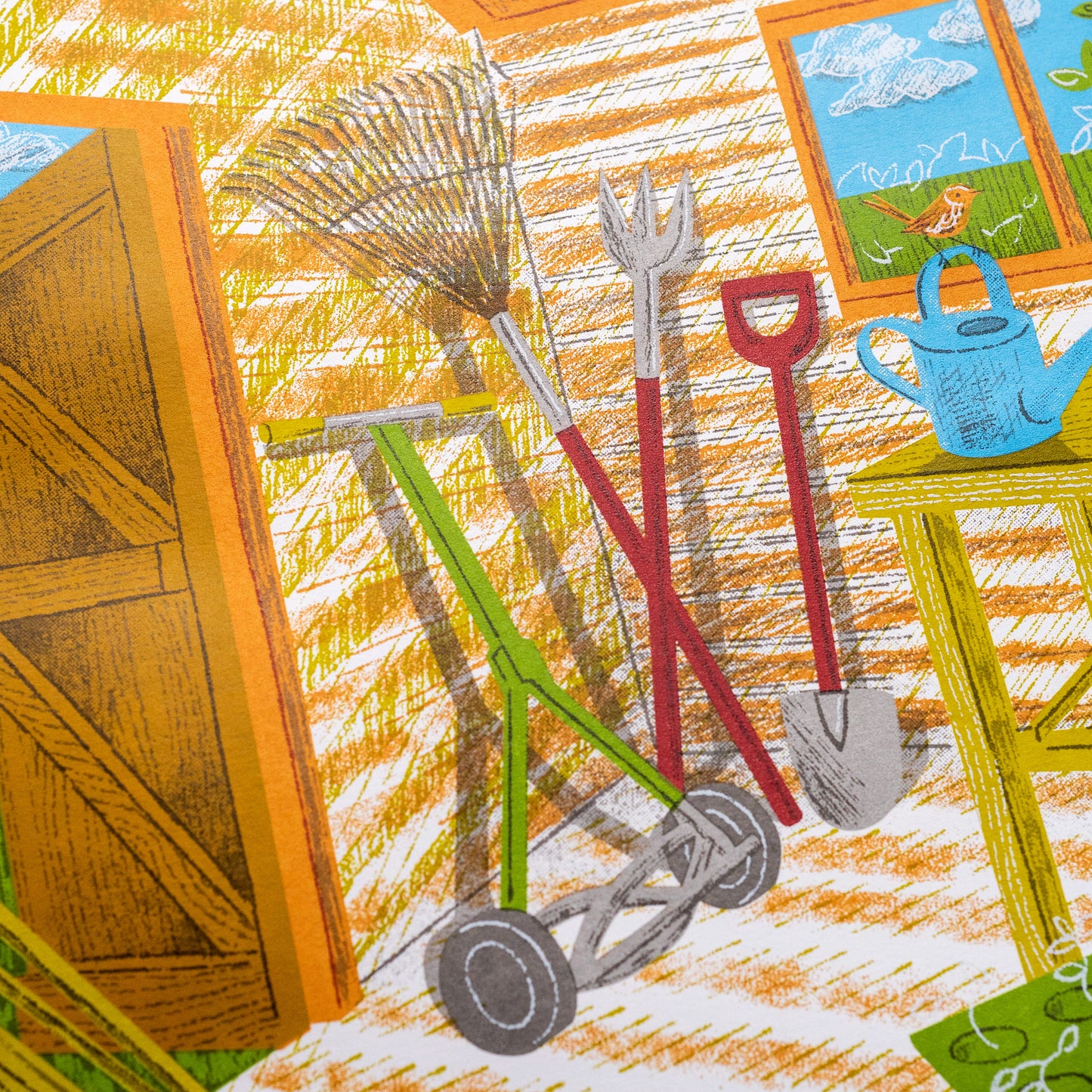 Corner of the Shed eight colour limited edition unframed screenprint