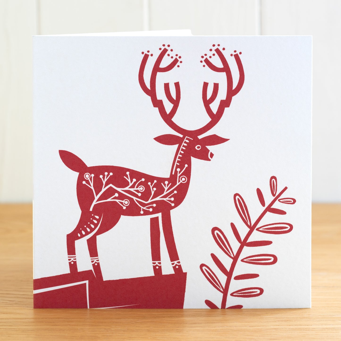 Scandi Forest Stag card