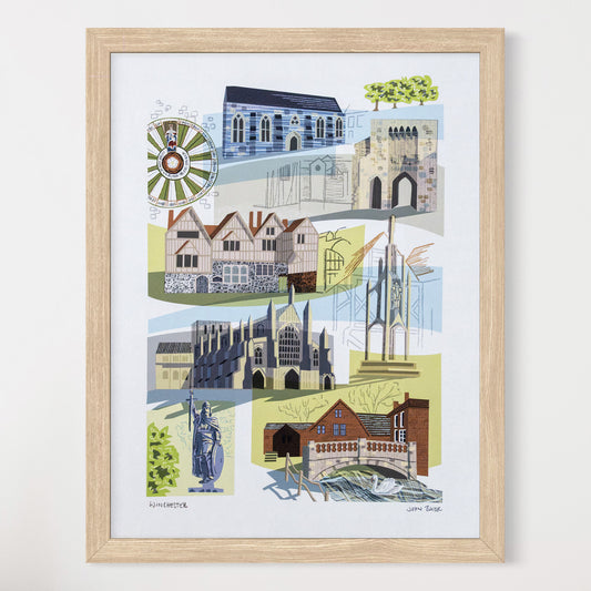 Winchester, Hampshire, unframed digital print