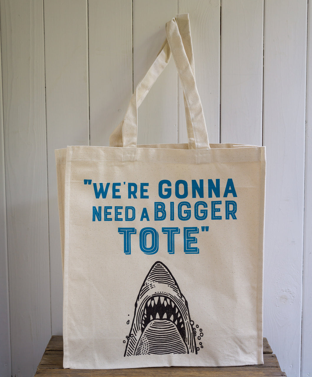 Nous allons avoir besoin d'un plus grand sac cabas avec citation de requin Tote Jaws 