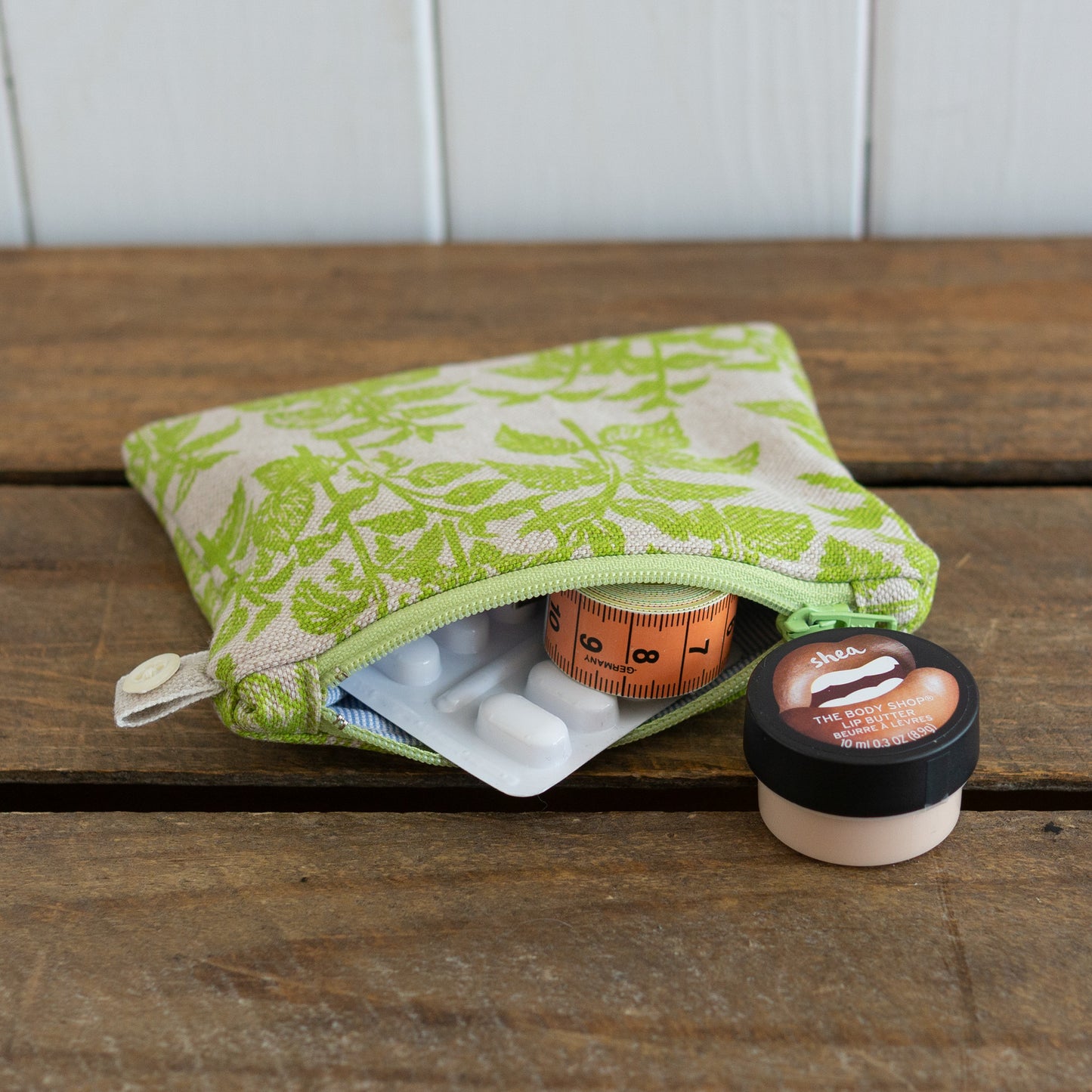 Screen Printed small Nettles Purse