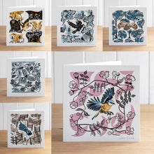 Load image into Gallery viewer, All six Take Flight greetings cards, blank inside
