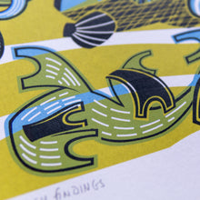 Load image into Gallery viewer, &quot;Beach Findings&quot; screen print limited edition, hand pulled print
