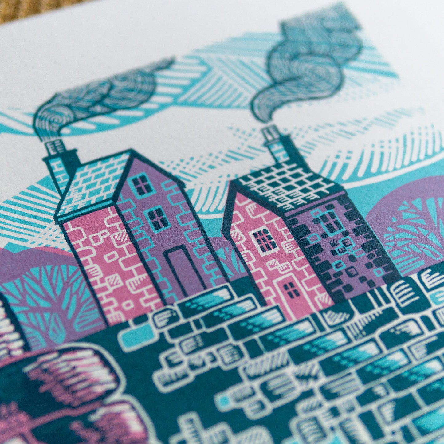 "Cove" unframed screenprint, limited edition