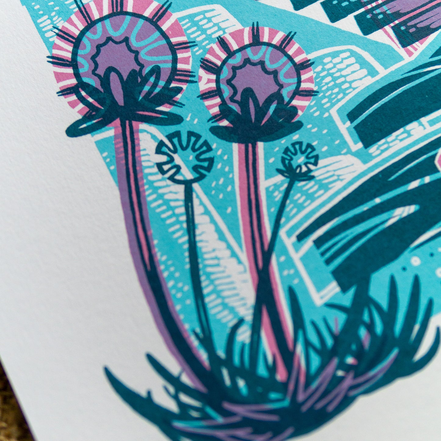 "Cove" unframed screenprint, limited edition