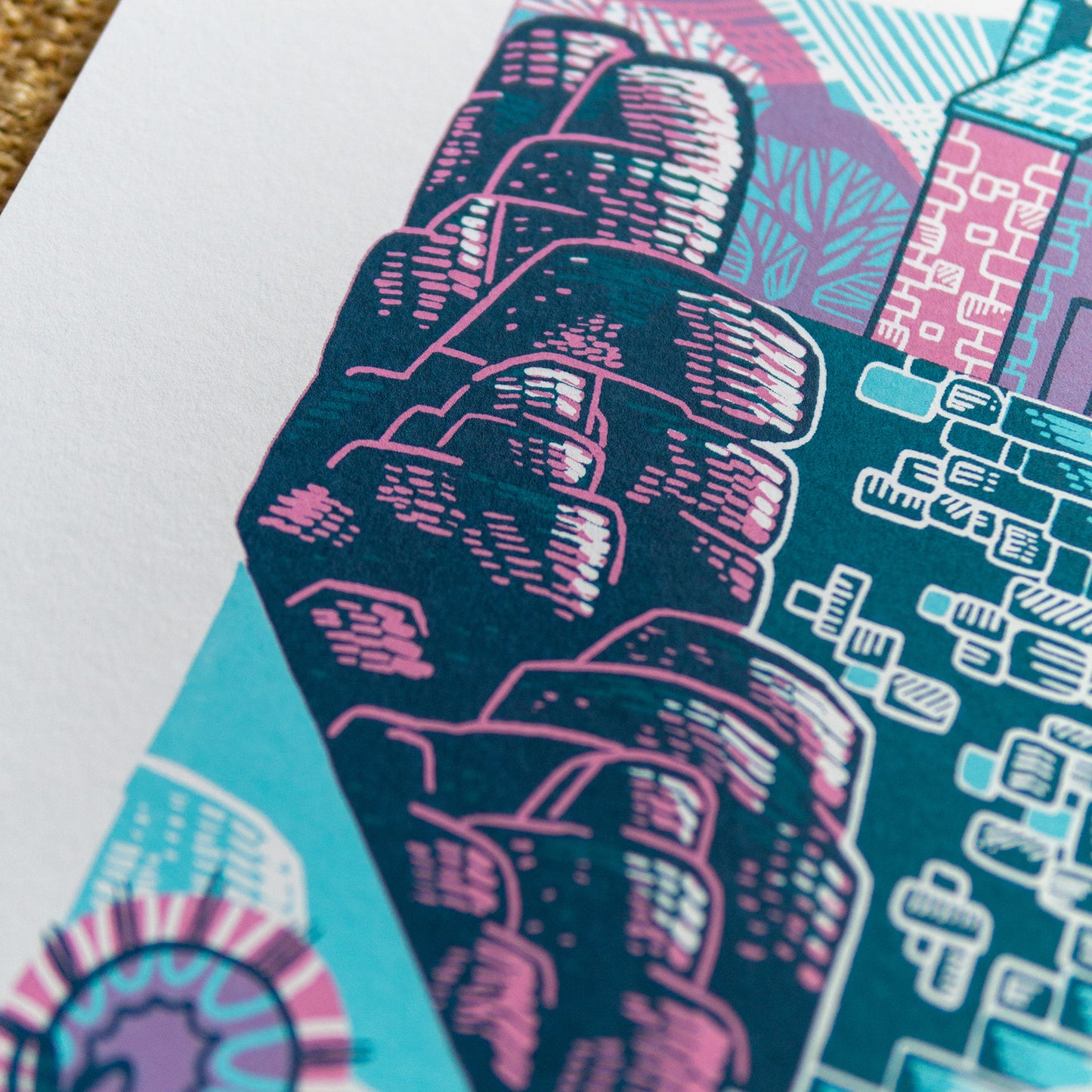 "Cove" unframed screenprint, limited edition