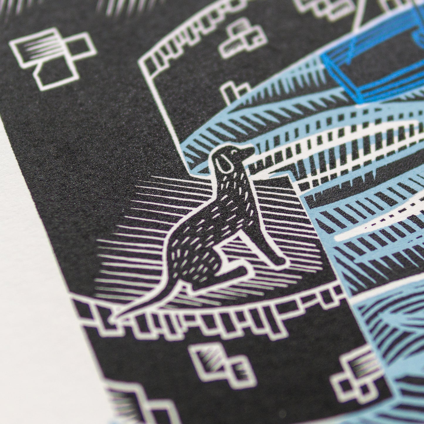 "Harbour House" unframed screenprint, limited edition