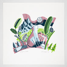 Load image into Gallery viewer, &quot;Majestic Bear&quot; hand pulled screen print
