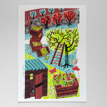 Load image into Gallery viewer, &quot;Orchard Harvest&quot; screen print, limited edition
