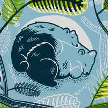 Load image into Gallery viewer, &quot;Sleeping Bears&quot; hand pulled screen print, love, friendship, Valentines
